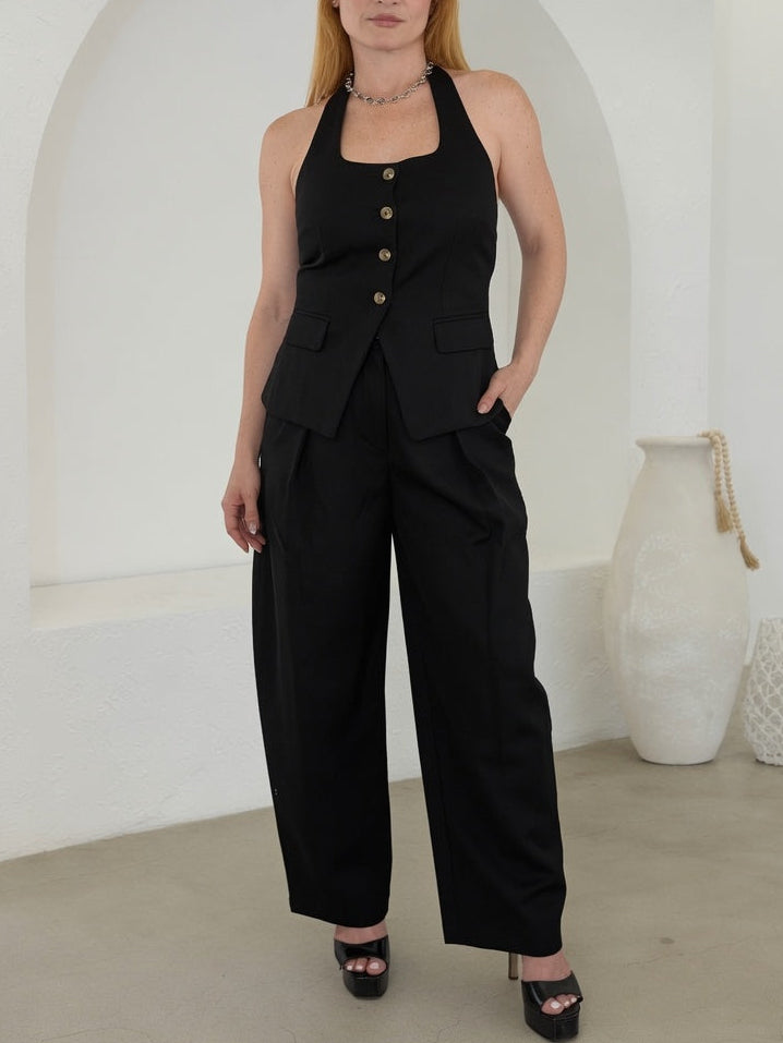 Tailored set with Barrel Pants