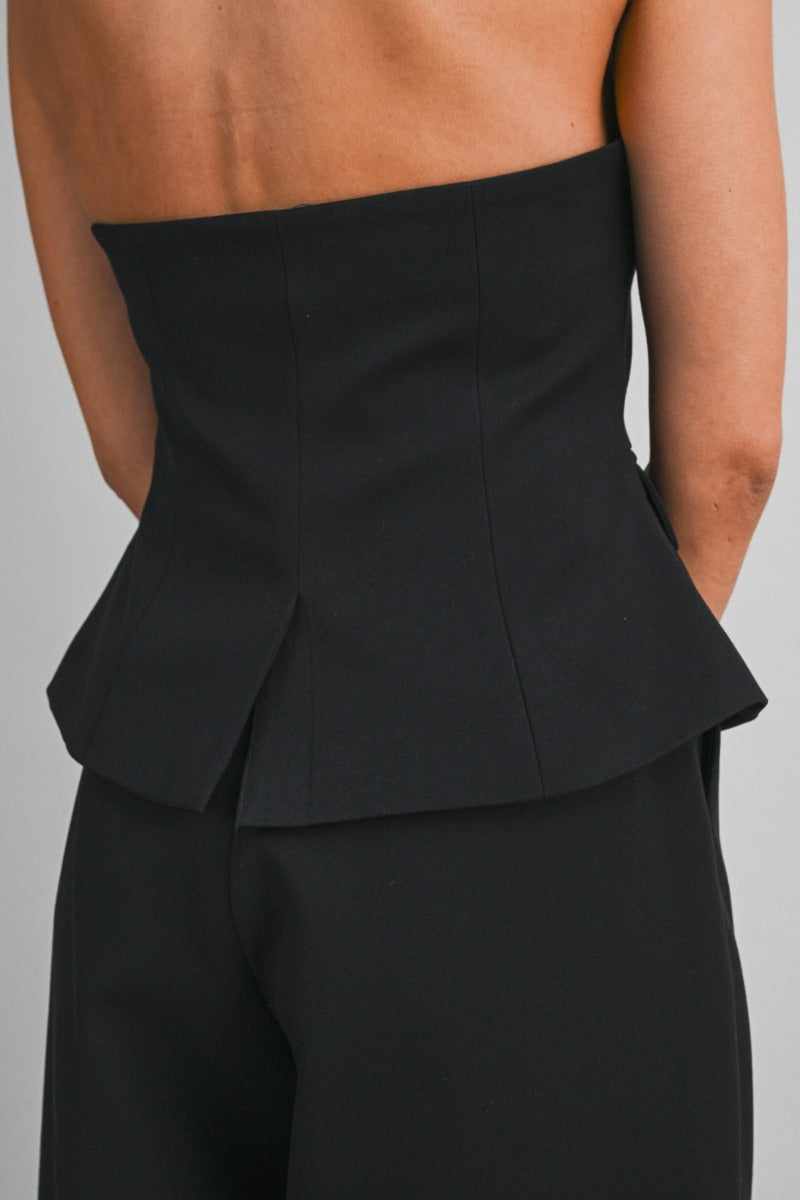 Tailored Halter set with barrel pants